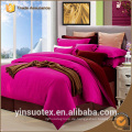 100% Polyester 110-120g einfache Farbe doppelseitige moderne billige Schlafzimmer-Sets